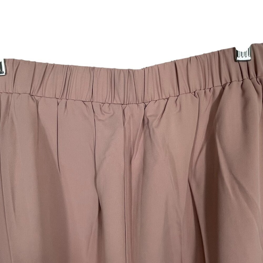 Area Stars Everly High Waist Blush Pink Stretch Trousers NWT Size Large - Picture 9 of 15